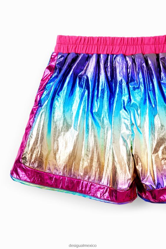 Desigual chica pantalones cortos iridiscentes VZ26R01886 ropa