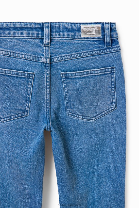 Desigual chica vaqueros acampanados brillantes VZ26R01771 ropa
