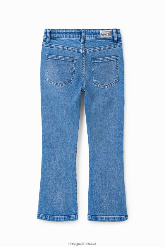 Desigual chica vaqueros acampanados brillantes VZ26R01771 ropa