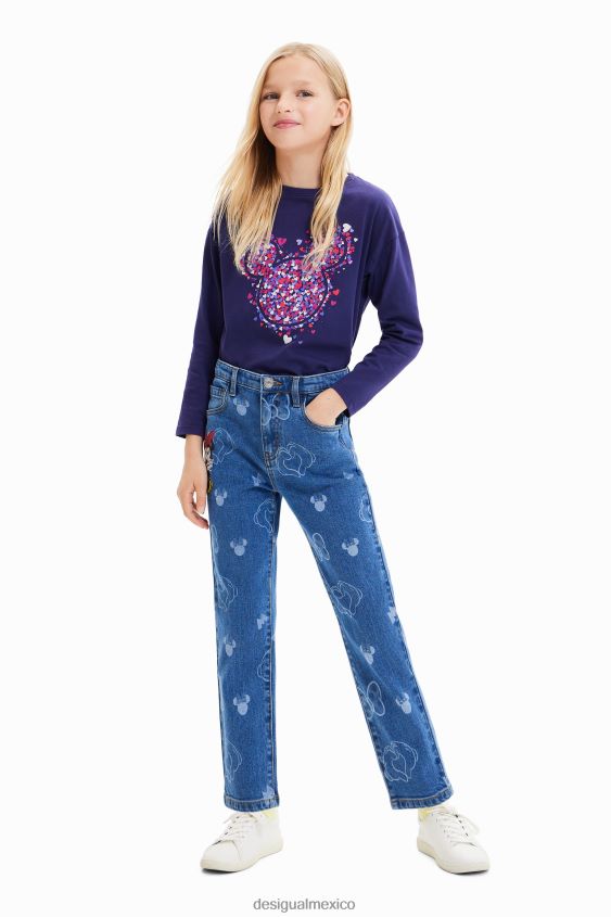 Desigual chica vaqueros de minnie mouse VZ26R01774 ropa