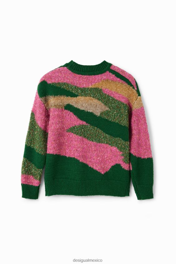 Desigual chica jersey con bordado en jacquard VZ26R01711 ropa