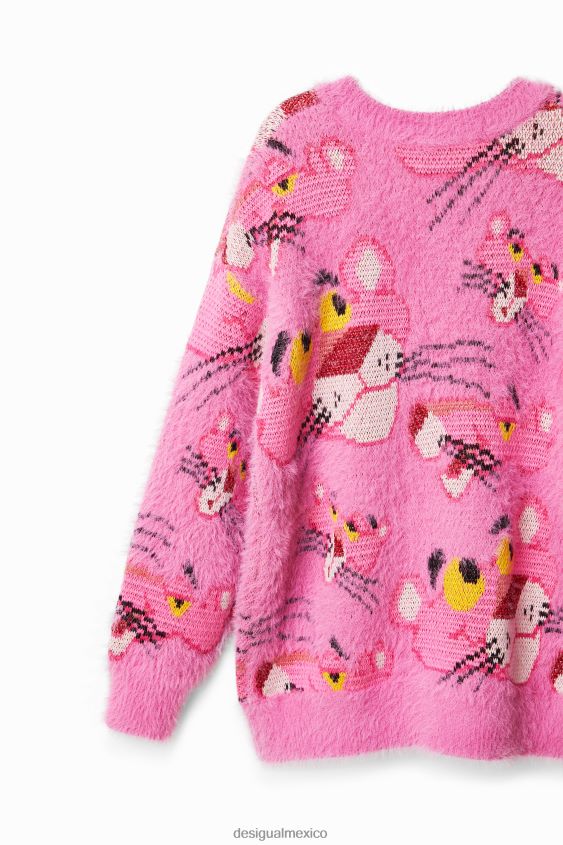 Desigual chica jersey oversize de pantera rosa VZ26R01860 ropa