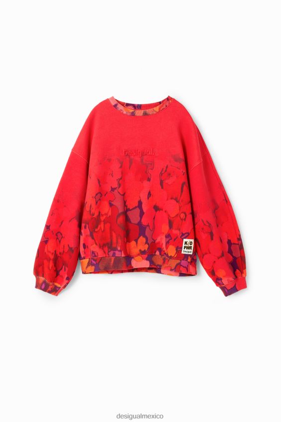 Desigual chica sudadera con estampado floral de acuarela VZ26R01746 ropa