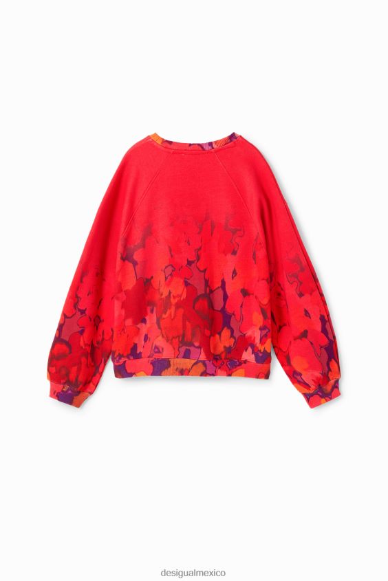 Desigual chica sudadera con estampado floral de acuarela VZ26R01746 ropa