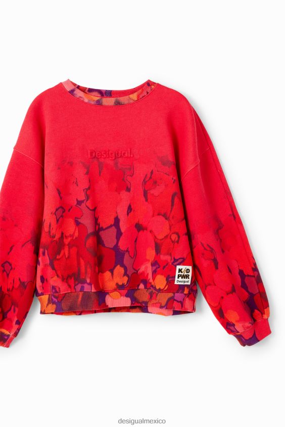 Desigual chica sudadera con estampado floral de acuarela VZ26R01746 ropa
