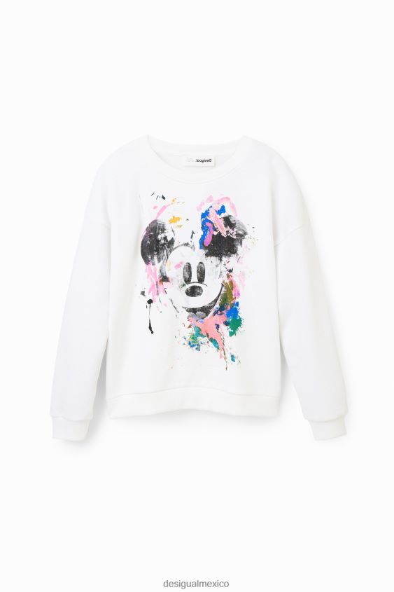 Desigual chica sudadera con salpicaduras de mickey mouse de disney VZ26R01147 ropa