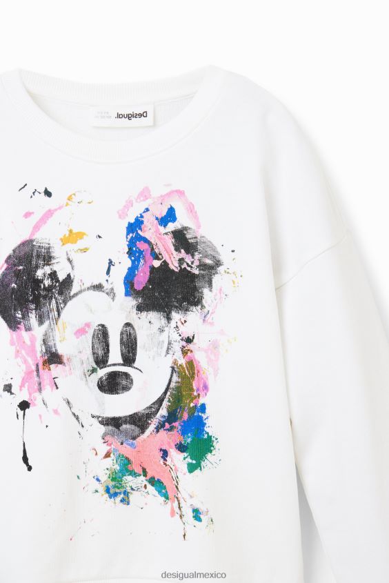 Desigual chica sudadera con salpicaduras de mickey mouse de disney VZ26R01147 ropa