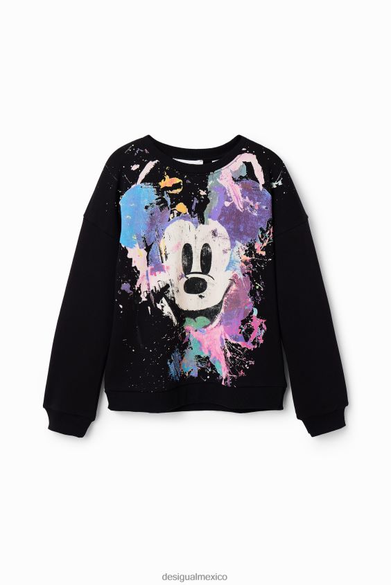 Desigual chica sudadera con salpicaduras de mickey mouse de disney VZ26R01161 ropa