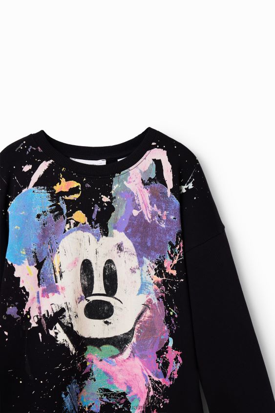 Desigual chica sudadera con salpicaduras de mickey mouse de disney VZ26R01161 ropa