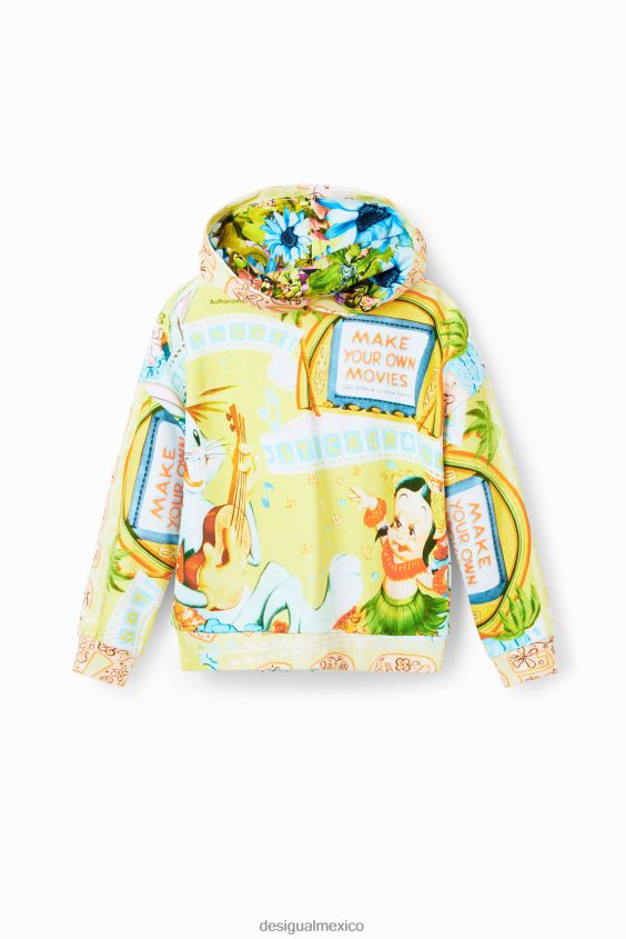 Desigual chica sudadera oversize de bugs bunny VZ26R01158 ropa