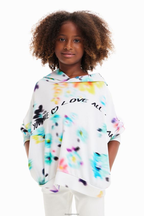 Desigual chica sudadera oversize desenfocada VZ26R01869 ropa