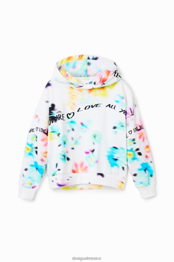 Desigual chica sudadera oversize desenfocada VZ26R01869 ropa