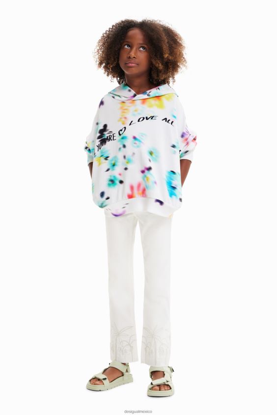 Desigual chica sudadera oversize desenfocada VZ26R01869 ropa