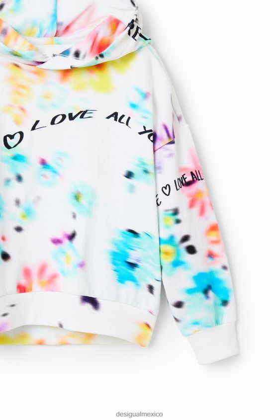 Desigual chica sudadera oversize desenfocada VZ26R01869 ropa