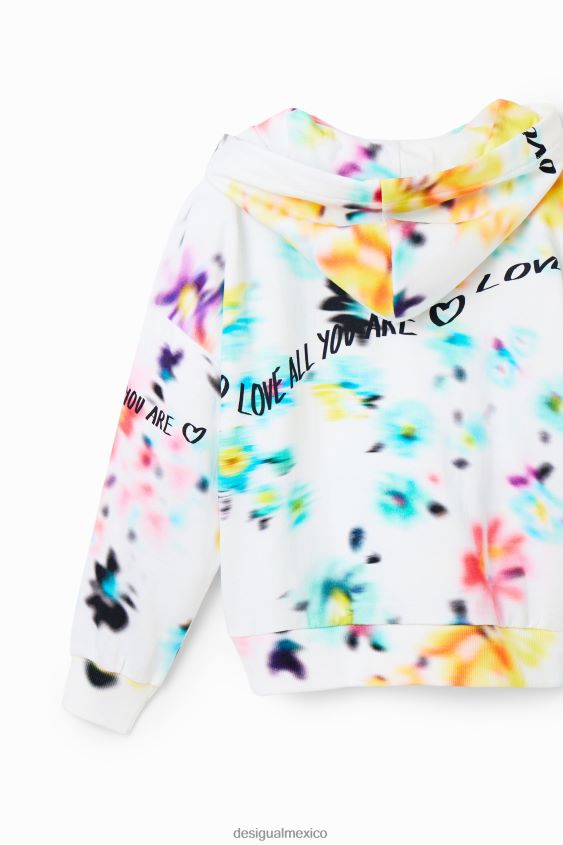 Desigual chica sudadera oversize desenfocada VZ26R01869 ropa