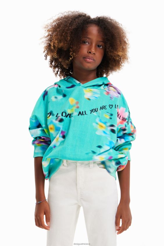 Desigual chica sudadera oversize desenfocada VZ26R01891 ropa
