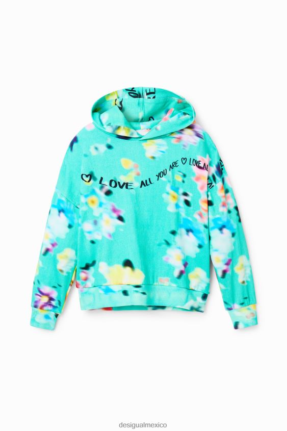 Desigual chica sudadera oversize desenfocada VZ26R01891 ropa