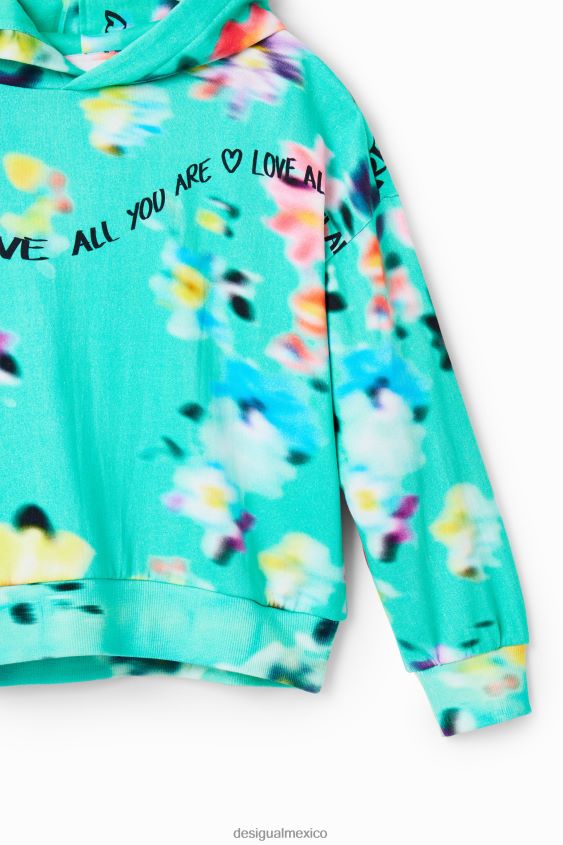 Desigual chica sudadera oversize desenfocada VZ26R01891 ropa