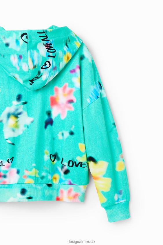 Desigual chica sudadera oversize desenfocada VZ26R01891 ropa