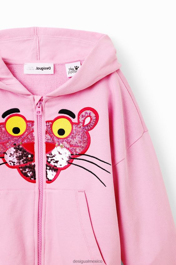 Desigual chica sudadera pantera rosa con lentejuelas VZ26R01759 ropa