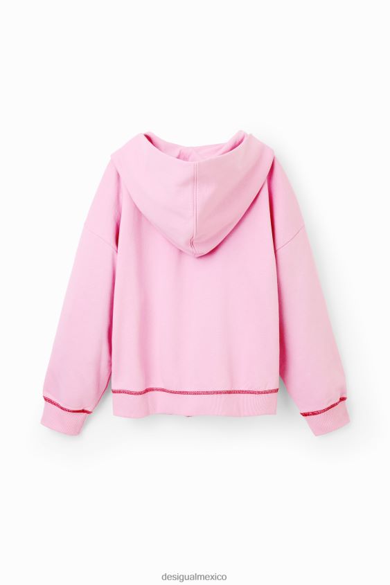 Desigual chica sudadera pantera rosa con lentejuelas VZ26R01759 ropa