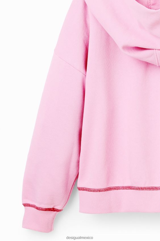 Desigual chica sudadera pantera rosa con lentejuelas VZ26R01759 ropa