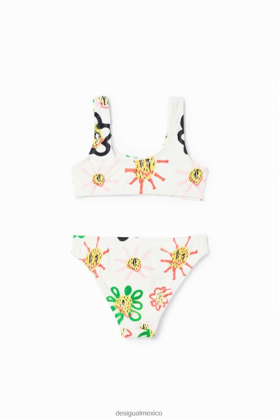 Desigual chica bikini de flores VZ26R01154 ropa