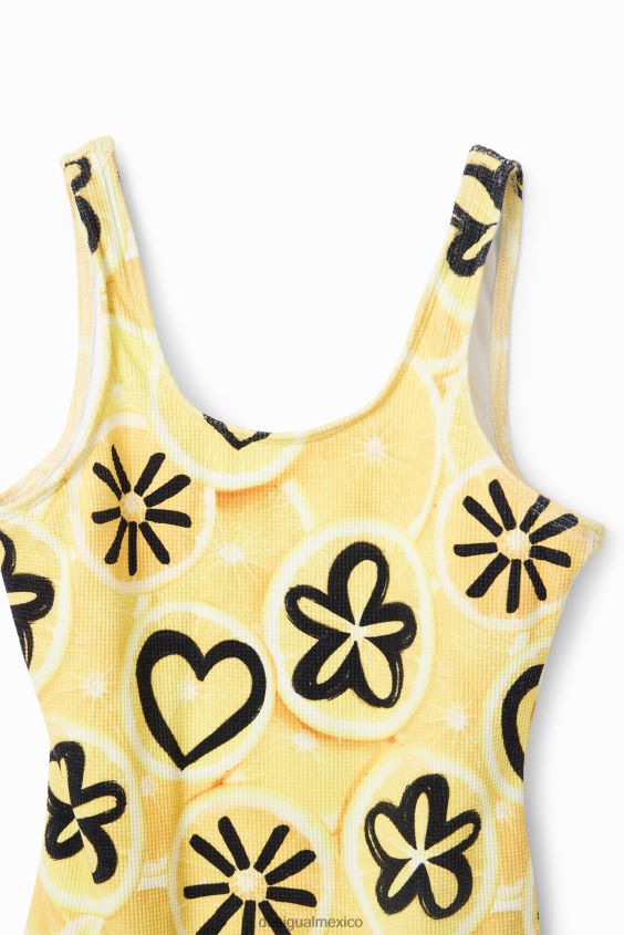 Desigual chica traje de baño con estampado artístico VZ26R01822 ropa