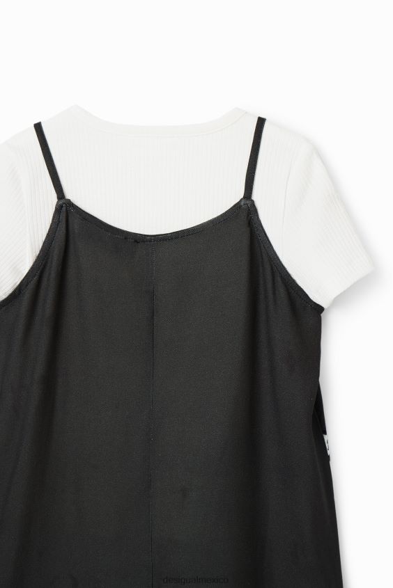 Desigual chica vestido 2 en 1 de bugs bunny VZ26R01862 ropa