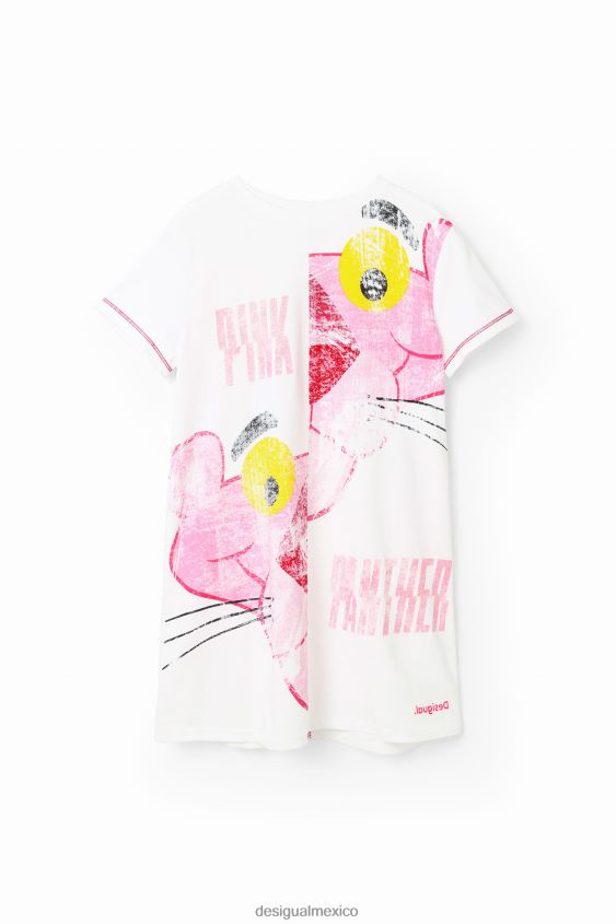 Desigual chica vestido camiseta pantera rosa VZ26R01827 ropa