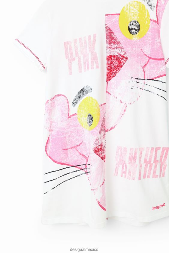 Desigual chica vestido camiseta pantera rosa VZ26R01827 ropa