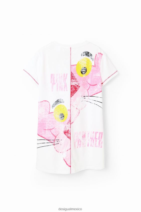Desigual chica vestido camiseta pantera rosa VZ26R01827 ropa