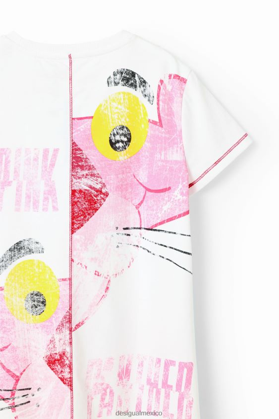 Desigual chica vestido camiseta pantera rosa VZ26R01827 ropa