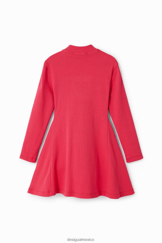 Desigual chica vestido con aberturas en forma de corazón VZ26R01738 ropa