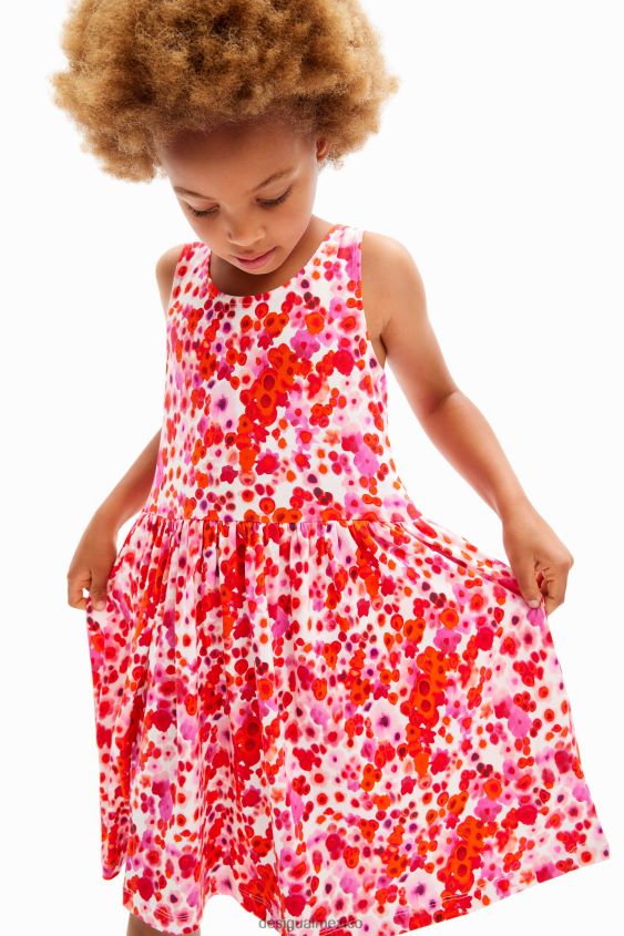 Desigual chica vestido con estampado floral VZ26R01768 ropa