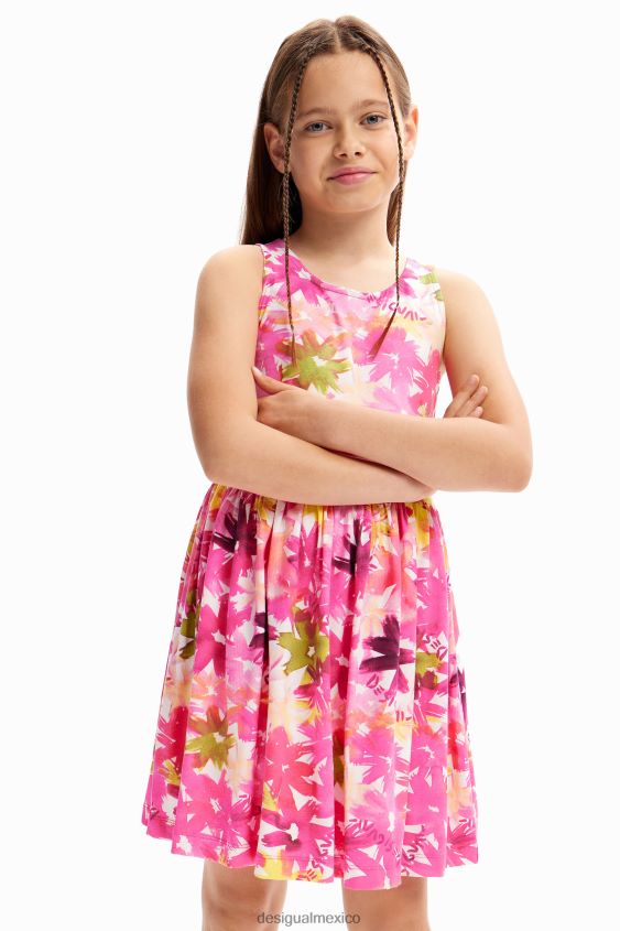 Desigual chica vestido corto floral acuarela VZ26R01874 ropa