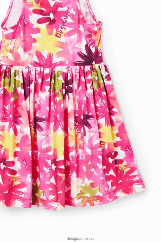 Desigual chica vestido corto floral acuarela VZ26R01874 ropa
