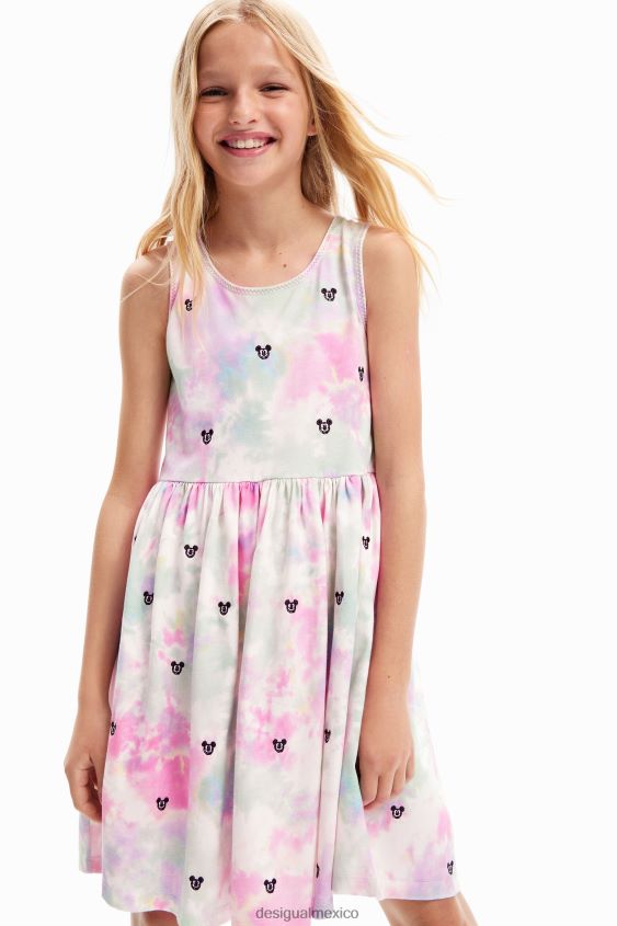 Desigual chica vestido de acuarela de mickey mouse de disney VZ26R01816 ropa