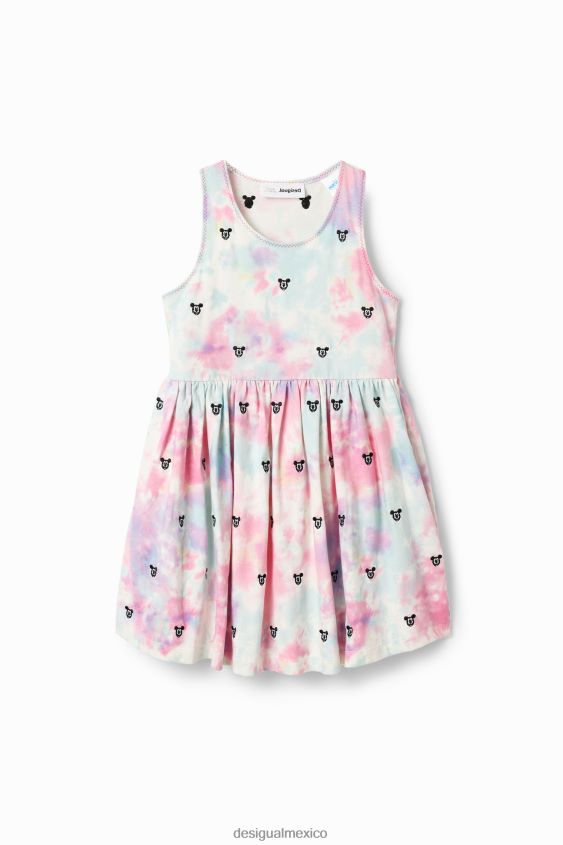 Desigual chica vestido de acuarela de mickey mouse de disney VZ26R01816 ropa