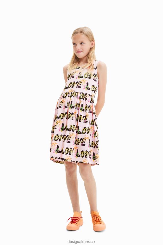 Desigual chica vestido de amor sin mangas VZ26R01789 ropa