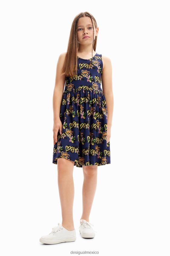 Desigual chica vestido de amor sin mangas VZ26R01818 ropa