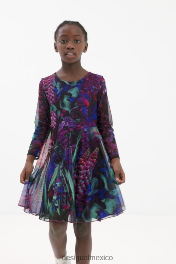 Desigual chica vestido de fantasía de tul VZ26R01751 ropa