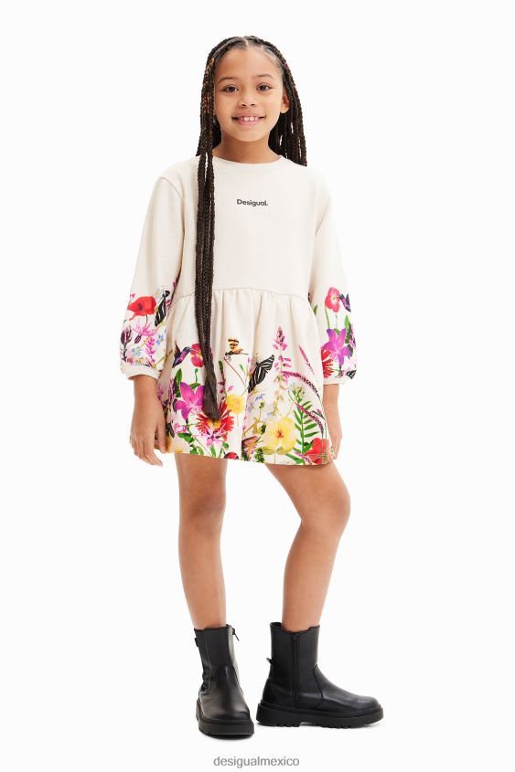 Desigual chica vestido de flores VZ26R01713 ropa