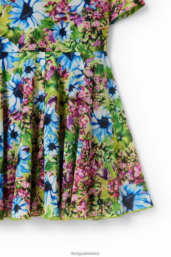 Desigual chica vestido de flores de tul VZ26R01790 ropa