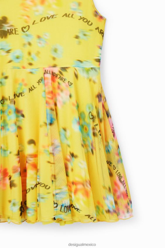 Desigual chica vestido desenfocado sin mangas VZ26R01153 ropa