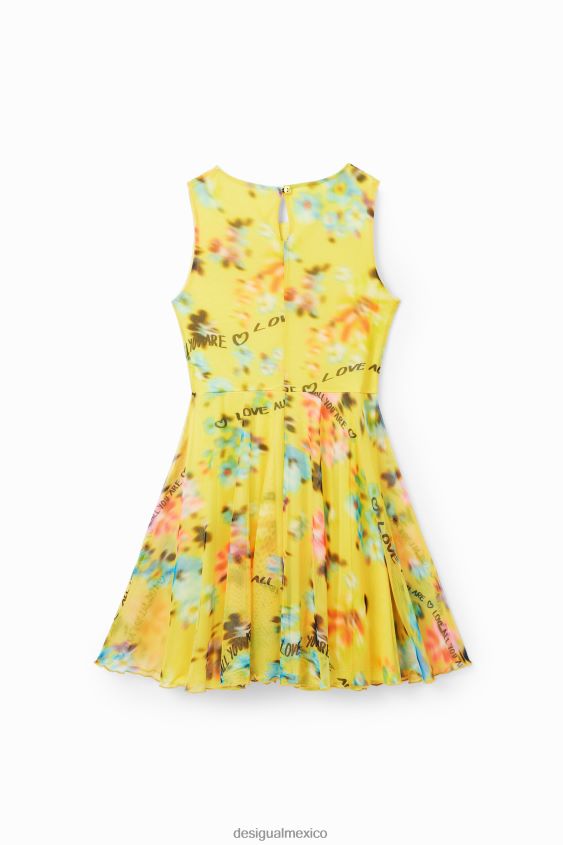 Desigual chica vestido desenfocado sin mangas VZ26R01153 ropa