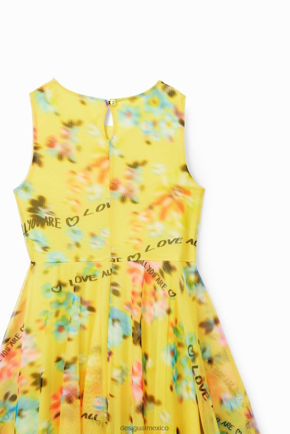Desigual chica vestido desenfocado sin mangas VZ26R01153 ropa