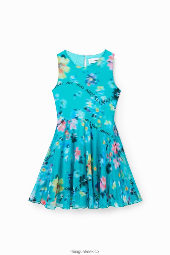 Desigual chica vestido desenfocado sin mangas VZ26R01791 ropa