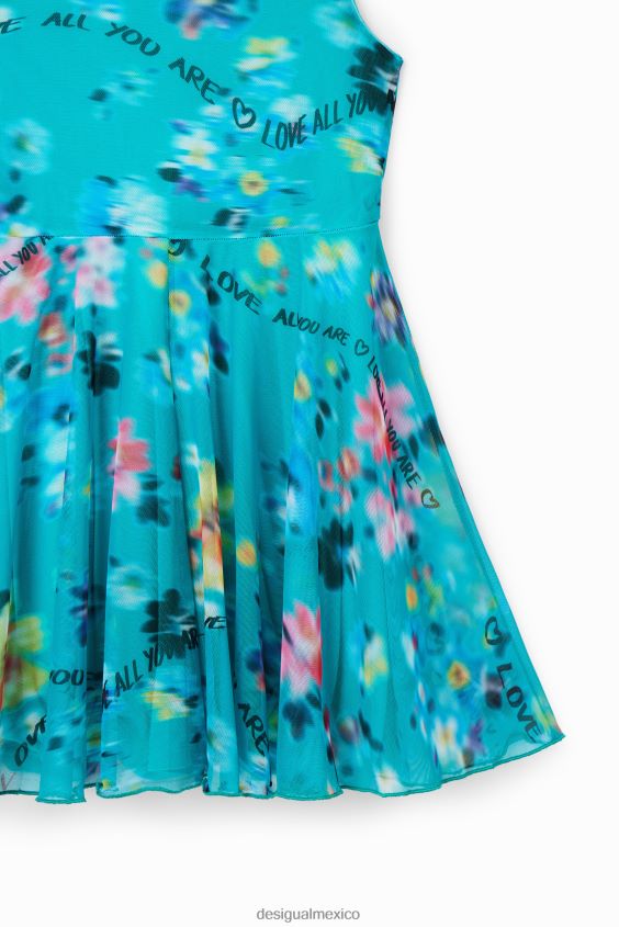 Desigual chica vestido desenfocado sin mangas VZ26R01791 ropa