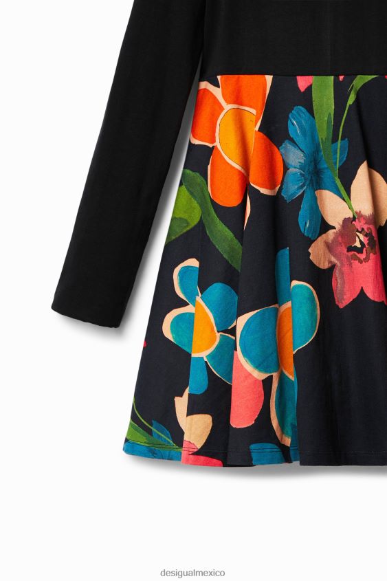 Desigual chica vestido floral dos en uno VZ26R01875 ropa